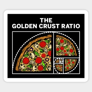 The golden crust ratio (new) Sticker